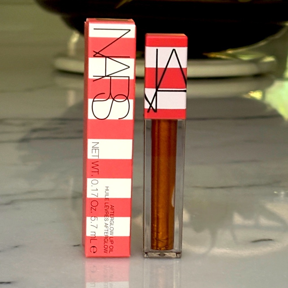 New In Box NARS Afterglow Lip Oil in Laguna 231 Full Size
